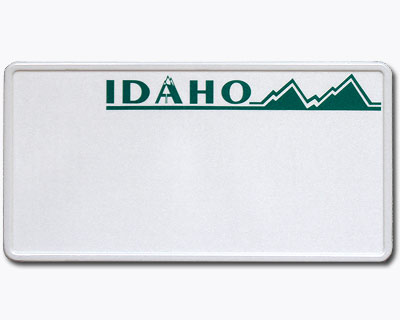 US plate - Idaho